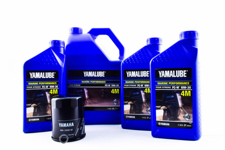 Yamaha Oil Change Kit - 10W-30 - F300 & F350 V8