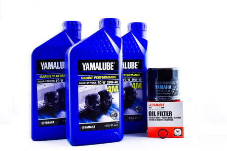 Yamaha Yamalube Oil Change Kit - 20W-40 - F50 T50 F60 T60 F70