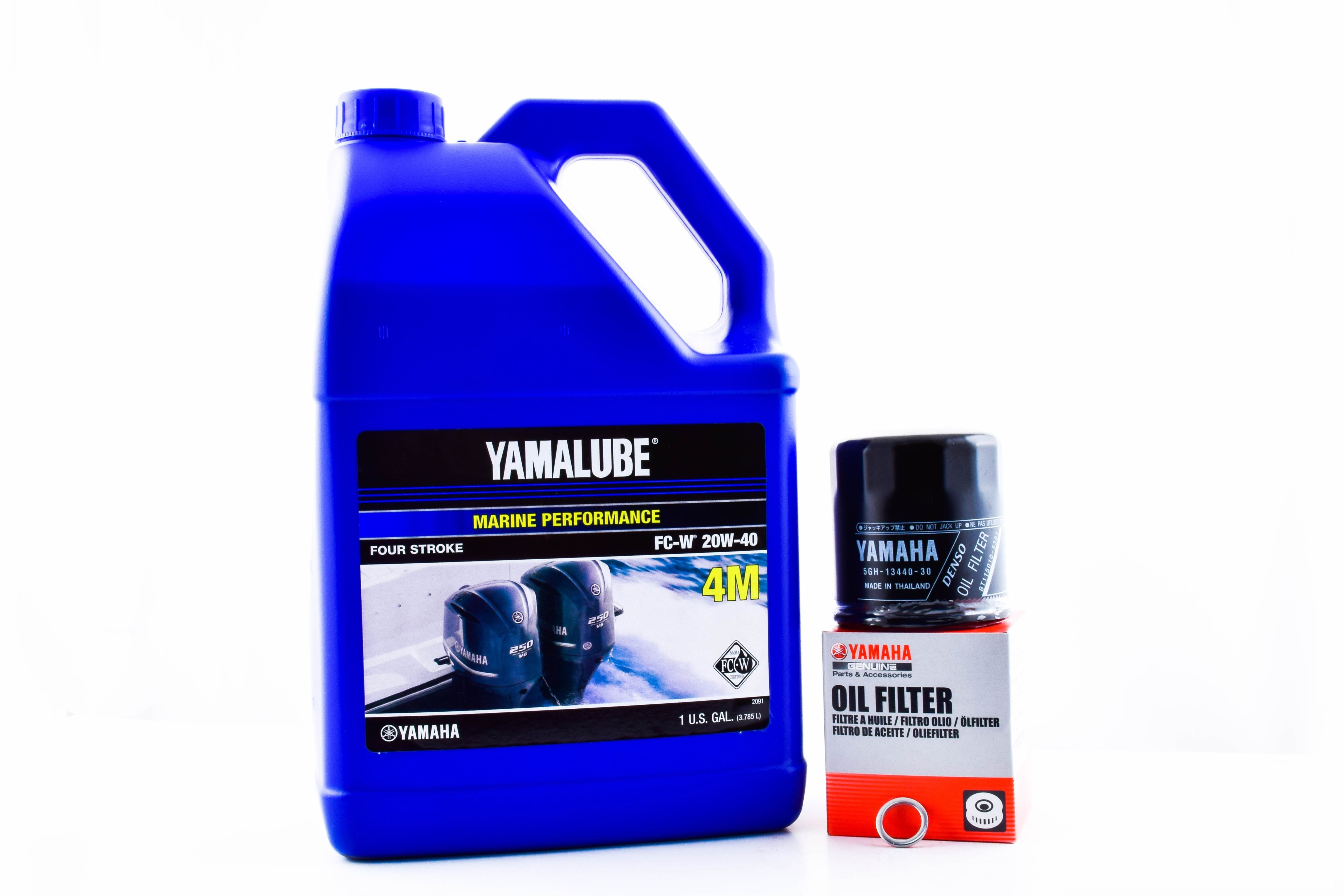 Tusk 4-Stroke Oil Change Kit For Yamalube All Purpose 10W-40 For Yamaha Viking Eps 2022 2025