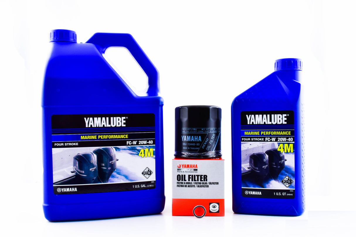 Yamaha Yamalube Oil Change Kit - F175 F200 In-Line Four 2.8L