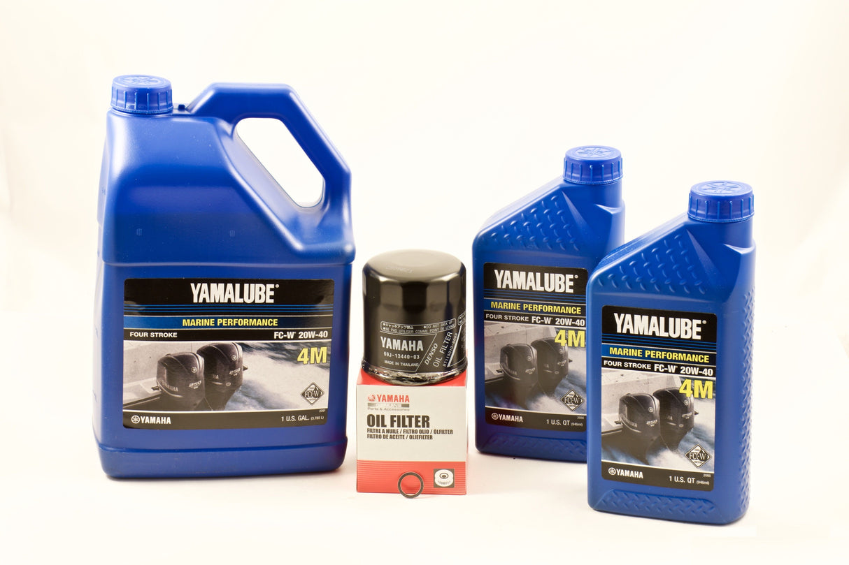 Yamaha Oil Change Kit - 20W-40 - F200 F225 & F250 3.3L V6