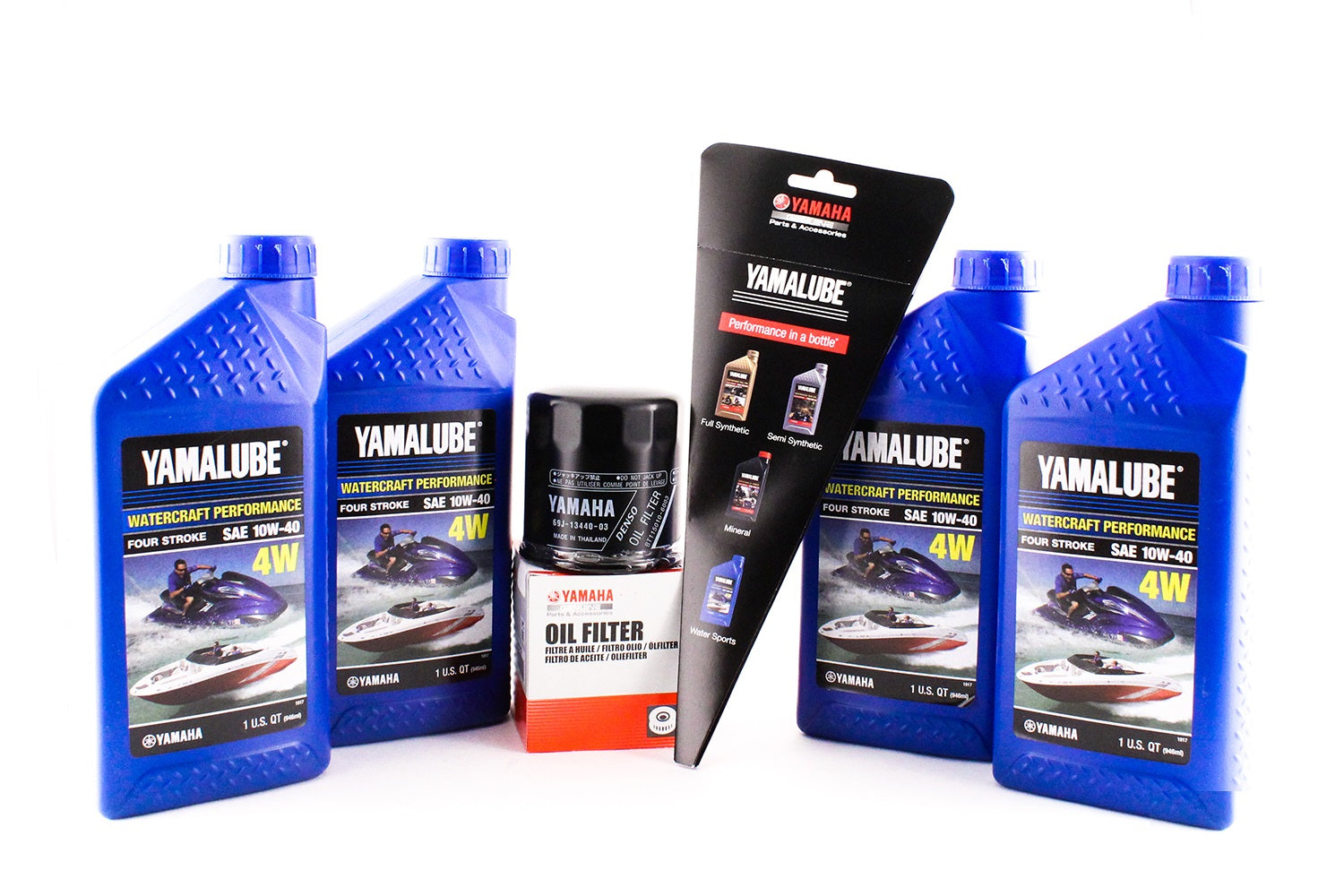 Yamaha LUB-10W40-WV-12 - 69J-13440-04-00 - Oil Change Kit - Yamalube B