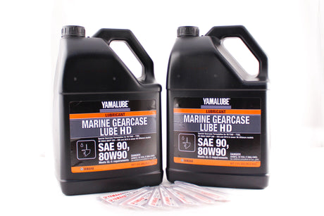 Yamaha ACC-GLUBE-HD-GL 90430-08003-00 (Supersedes 90430-08020-00) - Marine HD Gear Lube Oil Gallon and Gaskets Kit Outboard