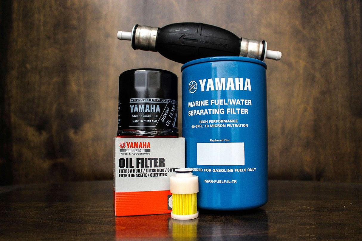 Yamaha MAR-10MEL-00-00 - Oil Filter Fuel/Water Separating Filter w/ Primer Bulb Kit - F115 - 2000-2005