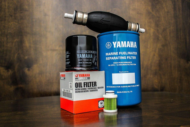 Yamaha MAR-10MEL-00-00 - Oil Filter Fuel/Water Separating Filter w/ Primer Bulb Kit - F115 - 2006 & Newer