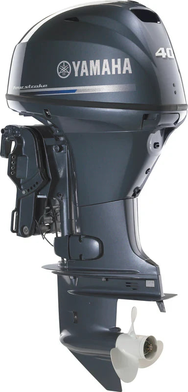 Yamaha F40LA Outboard  - 20-Inch Shaft | Remote Control | Electric Start | Power Trim & Tilt | Gray
