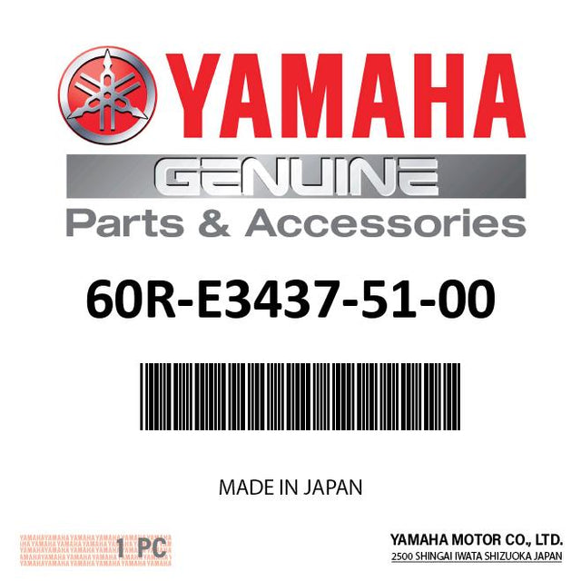 Yamaha 60R-E3437-51-00 - Mark, caution