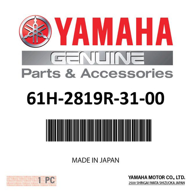 Yamaha 61H-2819R-31-00 - Tag, warning