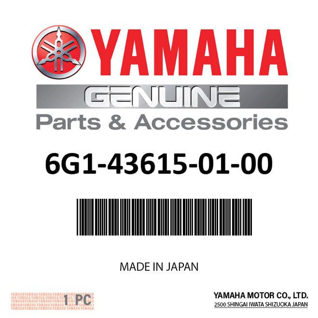 Yamaha 6G1-43615-01-00 - Plate, tilt lock