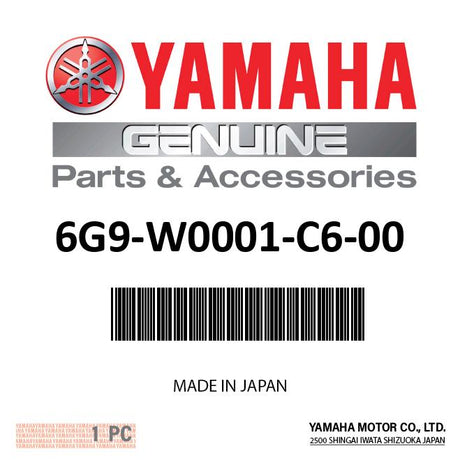 Yamaha 6G9-W0001-C6-00 - Gasket kit, lower