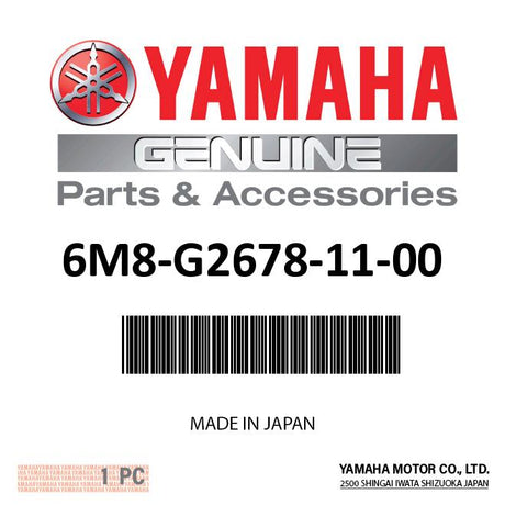 Yamaha 6M8-G2678-11-00 - Graphic, rear