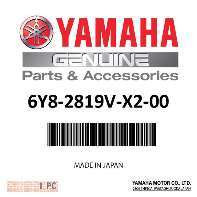 Yamaha 6Y8-2819V-X2-00 - Q/r laminate card (round)