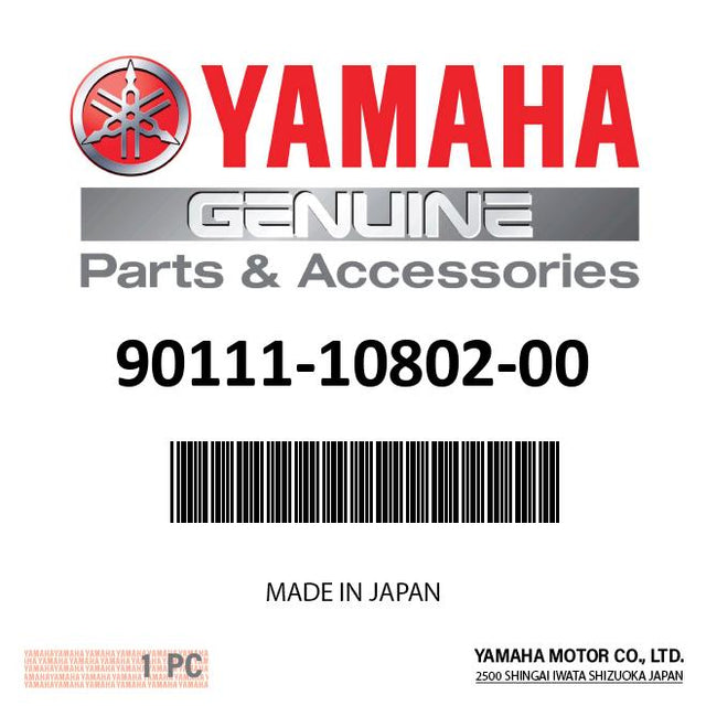 Yamaha 90111-10802-00 - Bolt,hex. socket b