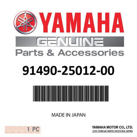 Yamaha 91490-25012-00 - PIN,COTTER