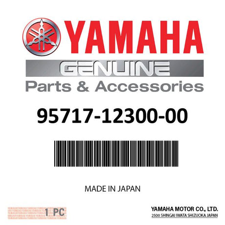 Yamaha 95717-12300-00 - Nut, steel with nylon ring