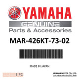 Yamaha MAR-426KT-73-02 - F225 Outboard Silver Metallic Cowling Decal Graphics Kit - Complete Set - F225 4.2L V6