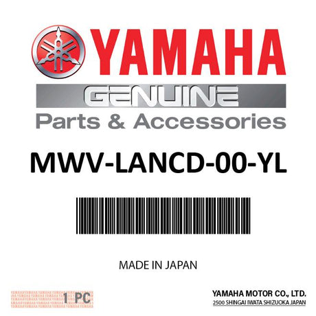Yamaha MWV-LANCD-00-YL - Waverunner Floating Wrist Lanyard - Yellow