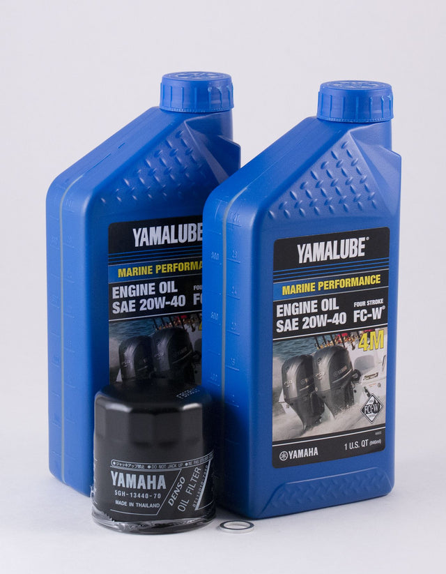 Yamaha Oil Change Kit - 20W-40 - F25, T25 - 2001-2006