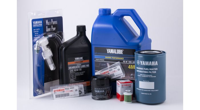 Yamaha 20 Hour Service Maintenance Kit with HD Gear Lube - Yamalube 10W-30 - VF115 SHO - Contains Replacement Sku