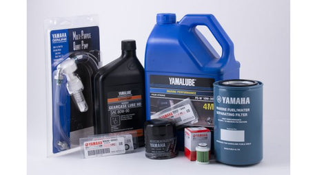 Yamaha 20 Hour Service Maintenance Kit with HD Gear Lube - Yamalube 10W-30 - VF115 SHO - Contains Replacement Sku