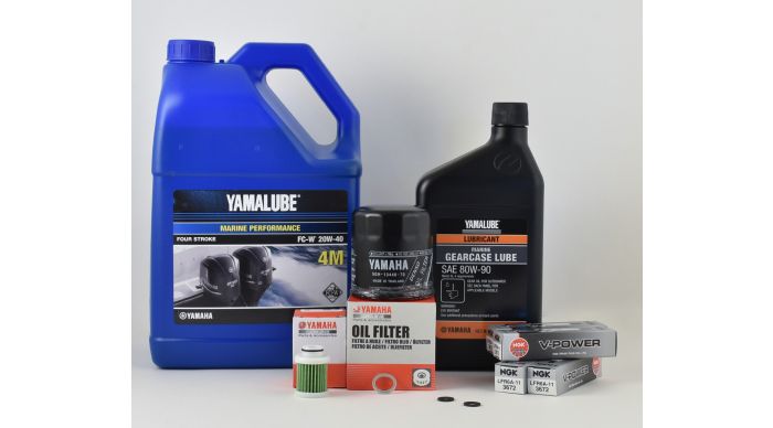 Yamaha -100 Hour Service Maintenance Kit - Yamalube 20W-40 - F115 - 2006-2014 ( See Models )