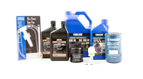 Yamaha 20 Hour Service Maintenance Kit - 2004-2005 - Yamalube 10W-30 - F150 - Contains Replacement SKU