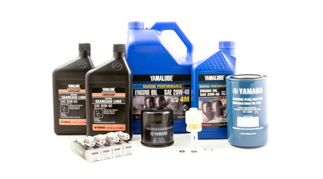 Yamaha 100 Hour Service Maintenance Kit - Yamalube 20W-40 - F150 - 2004-2005 - Contains Replacement SKU