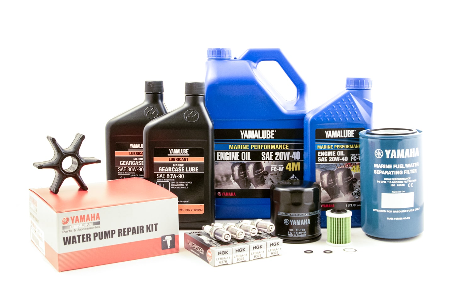 Yamaha 100 Hour Service Maintenance Kit W Cooling Yamalube 20W-40