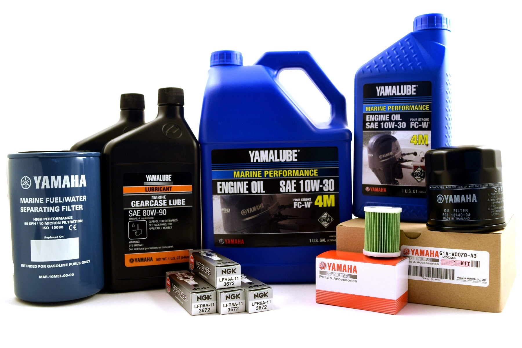 Yamaha 100 Hour Service Maintenance Kit W Cooling Yamalube 10W-30