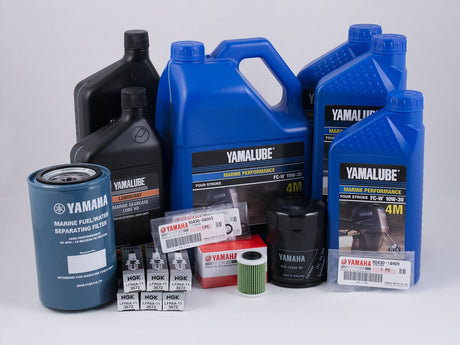 Yamaha 100 Hour Service Maintenance Kit - Yamalube 10W-30 - F225 F250 F300 4.2L V6 - All Models