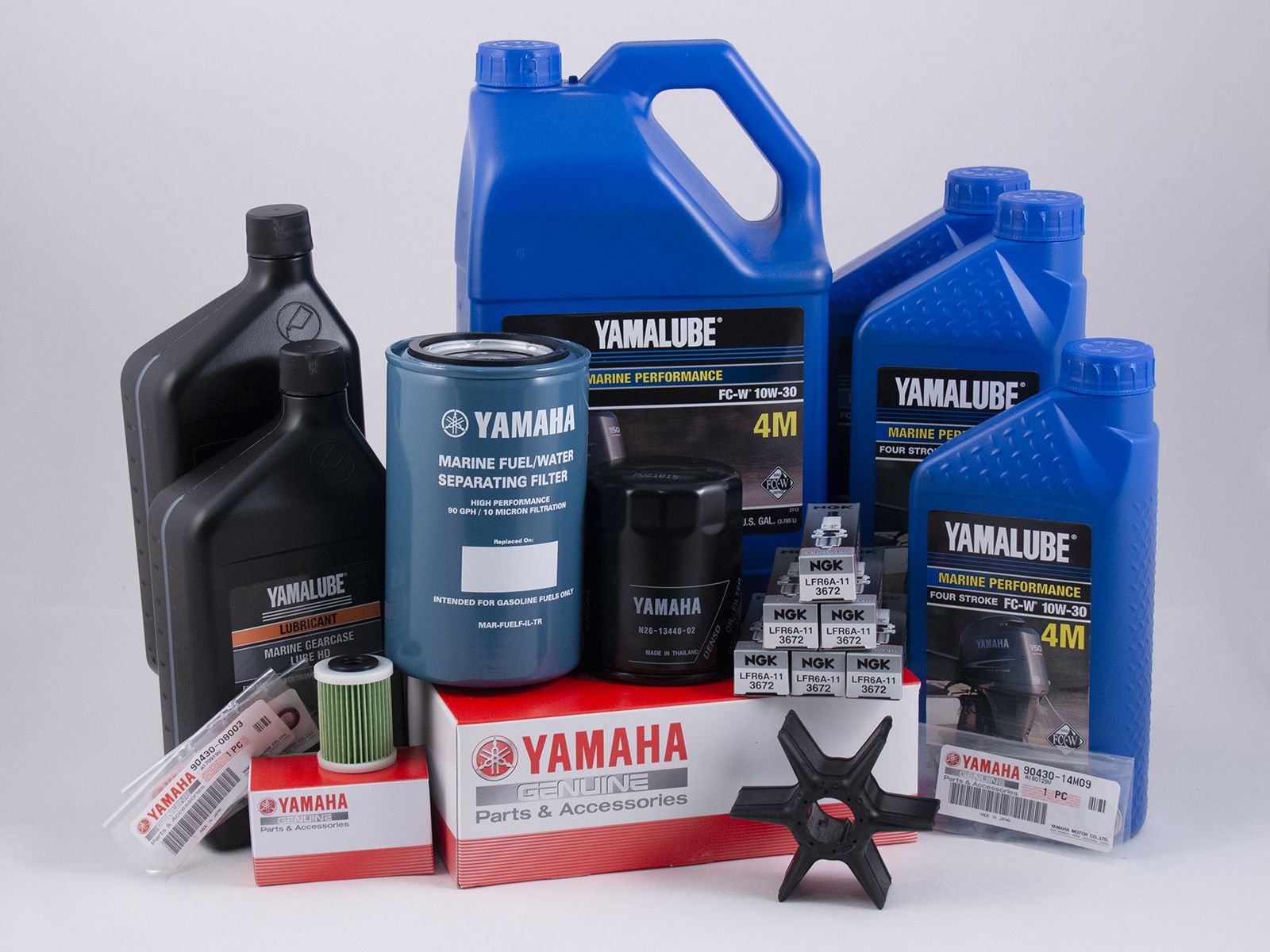 Yamaha 100 Hour Service Maintenance Kit W Cooling Yamalube 10W-30
