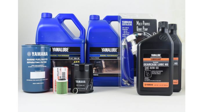 Yamaha 20 Hour Service Maintenance Kit - Yamalube 10W-30 - VF200 VF225 VF250 SHO - All Models - Contains Replacement SKU