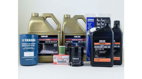 Yamaha 20 Hour Service Maintenance Kit - Yamalube 5W-30 - VF200 VF225 VF250 SHO - All Models - Contains Replacement SKU
