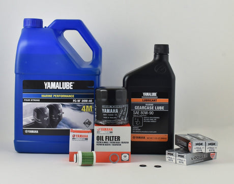 Yamaha 100 Hour Service Maintenance Kit - Yamalube 20W-40 - F90 - 2006-2017(F90A)