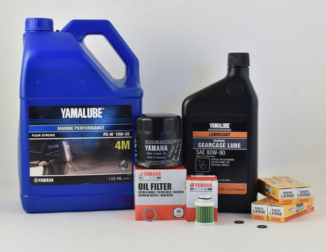 Yamaha 100 Hour Service Maintenance Kit - Yamalube 10W-30 - F90 - 2016-Current (F90B)