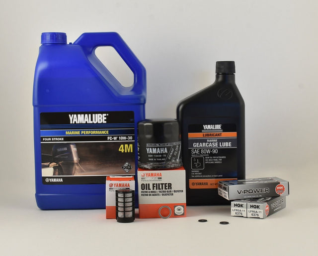 Yamaha 100 Hour Service Maintenance Kit - Yamalube 10W-30 - F90 - 2003-2004