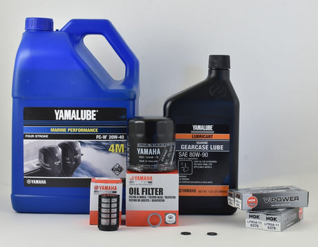 Yamaha 100 Hour Service Maintenance Kit - Yamalube 20W-40 - F90 - 2003-2004