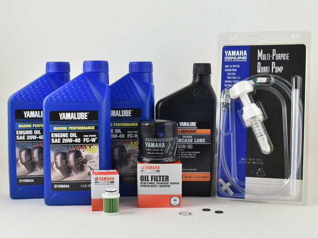 Yamaha 20 Hour Service Maintenance Kit - Yamalube 20W-40 - F60 - 2006-Current