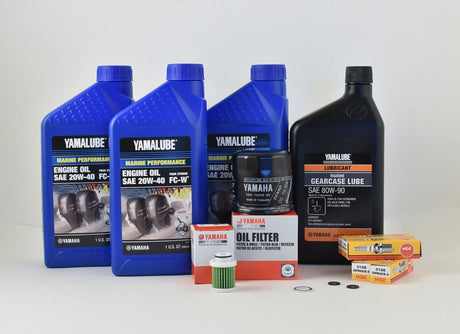 Yamaha 100 Hour Service Maintenance Kit - Yamalube 20W-40 - F60 - 2006-Current