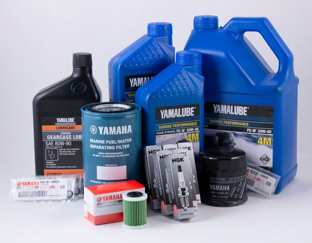 Yamaha 100 Hour Service Maintenance Kit - Yamalube 20W-40 - F225 TLR 3.3L V6 - 2007-2009