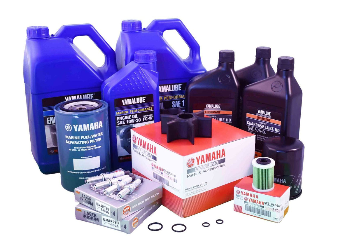 Yamaha 100 Hour Service Maintenance Kit With Cooling - Yamalube 10W-30 - XF425 - All Models