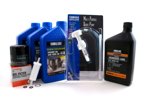 Yamaha 20 Hour Service Maintenance Kit - Yamalube 20W-40 - F40 - 2000