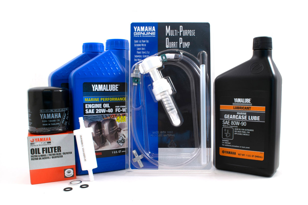 Yamaha 20 Hour Service Maintenance Kit - Yamalube 20W-40 - F25 - 2000-2004