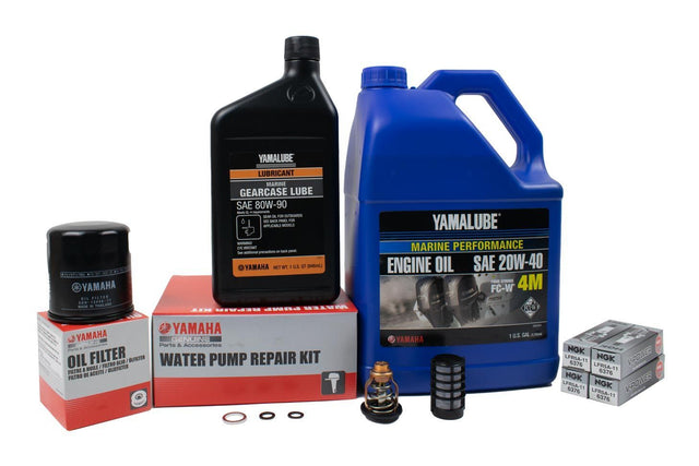 Yamaha 300 Hour Service Maintenance Kit - Yamalube 20W-40 - F90 - 2003-2004