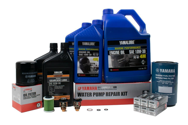 Yamaha 300 Hour Service Maintenance Kit - Yamalube 10W-30 - F225 & F250 3.3L V6 - 2006-Current ( See Models )