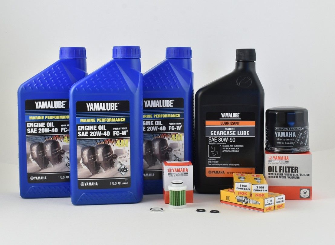 Yamaha 100 Hour Service Maintenance Kit - Yamalube 20W-40 - T60 - 2006