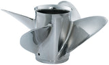 Yamaha MAR-14418-HR-E0 - M/T Series Turbo 2+2TH Stainless Steel Propeller - 4 Blade - 14 Dia - 18 Pitch - RH Rotation