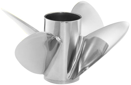 Yamaha MAR-14424-TR-E0 - M/T Series TXP OT4 Stainless Steel Propeller - 4 Blade - 14.375 Dia - 24 Pitch - RH Rotation