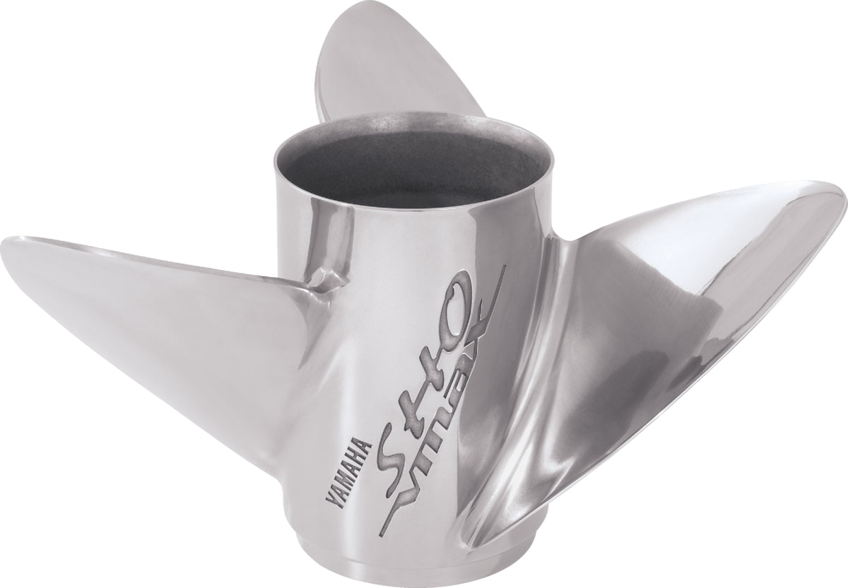 Yamaha 6CB-45930-11-00 - M/T Series V MAX SHO Stainless Steel Propeller - 3 Blade - 15.125 Dia - 24 Pitch - RH Rotation