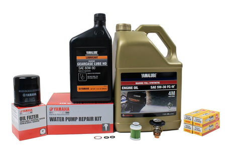 Yamaha 300 Hour Service Maintenance Kit With HD Gear Lube-Yamalube 5W-30 Synthetic- VF115 SHO - All Models